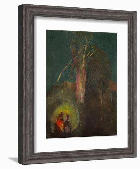 The Flight to Egypt-Odilon Redon-Framed Giclee Print