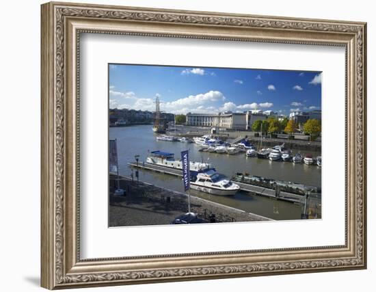 The Floating Harbour, Bristol, England, United Kingdom, Europe-Rob Cousins-Framed Photographic Print