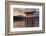 The Floating Miyajima Torii Gate of Itsukushima Shrine at Sunset-Stuart Black-Framed Photographic Print