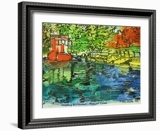 The Floating Restaurant-Brenda Brin Booker-Framed Giclee Print