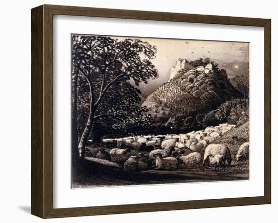 The Flock and the Star-Samuel Palmer-Framed Giclee Print