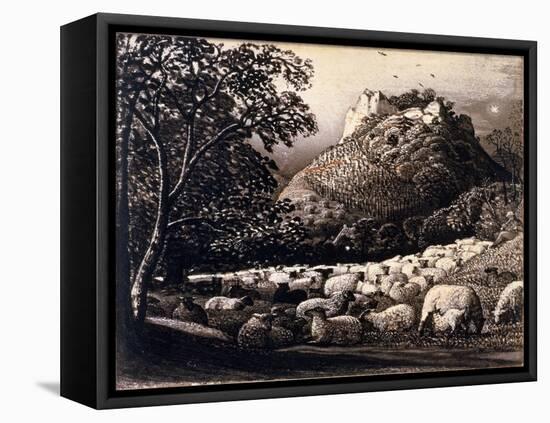 The Flock and the Star-Samuel Palmer-Framed Premier Image Canvas