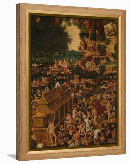 The Flood, 1450--99-Italian School-Framed Premier Image Canvas