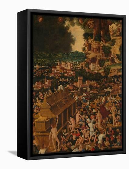 The Flood, 1450--99-Italian School-Framed Premier Image Canvas