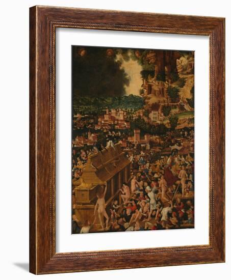 The Flood, 1450--99-Italian School-Framed Giclee Print