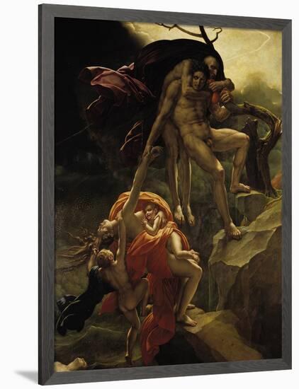 The Flood, 1806-Anne-Louis Girodet de Roussy-Trioson-Framed Premium Giclee Print