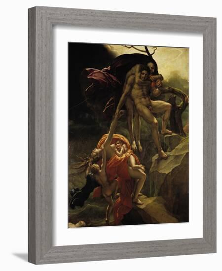 The Flood, 1806-Anne-Louis Girodet de Roussy-Trioson-Framed Giclee Print