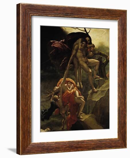 The Flood, 1806-Anne-Louis Girodet de Roussy-Trioson-Framed Giclee Print