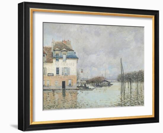 The Flood at Port-Marly, 1876-Alfred Sisley-Framed Giclee Print