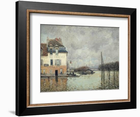 The Flood at Port-Marly-Alfred Sisley-Framed Giclee Print