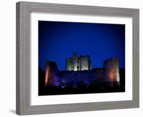 The Flood Lit Walls of Trim Casle, Trim, County Meath, Ireland-null-Framed Photographic Print