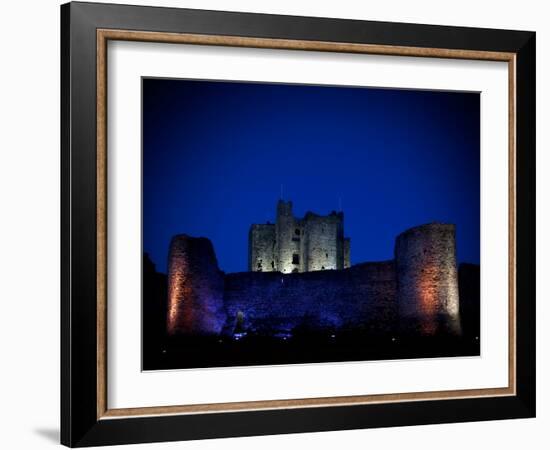 The Flood Lit Walls of Trim Casle, Trim, County Meath, Ireland-null-Framed Photographic Print