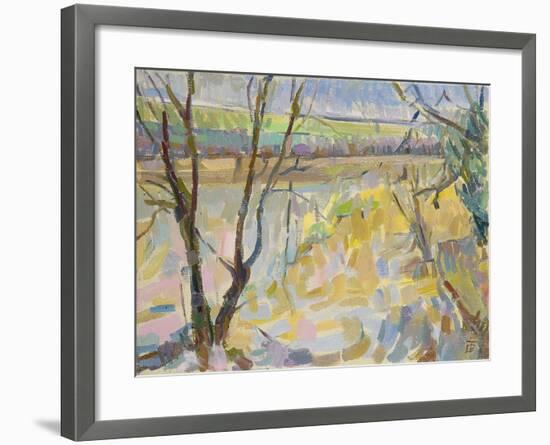 The Flooded Cherwell from Rousham II-Erin Townsend-Framed Giclee Print