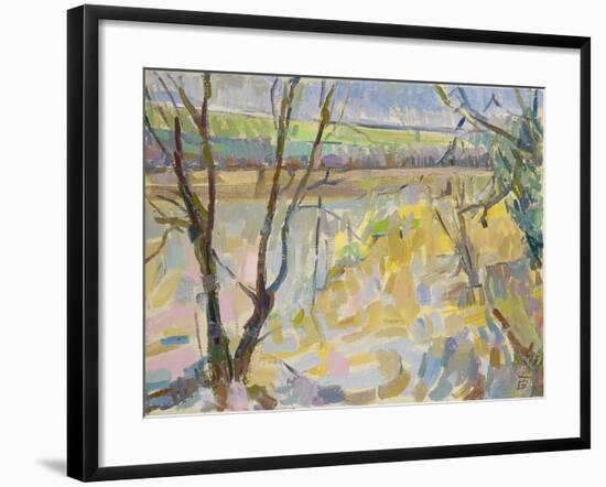 The Flooded Cherwell from Rousham II-Erin Townsend-Framed Giclee Print