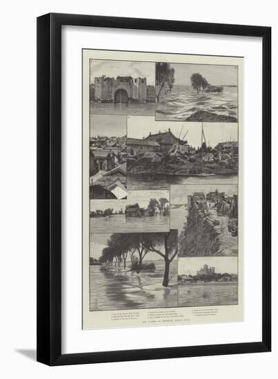 The Floods at Tientsin, North China-Amedee Forestier-Framed Giclee Print