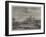 The Floods at Windsor, View from Clewer Road-null-Framed Giclee Print