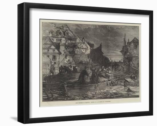 The Floods in France, Scene in a Suburb of Toulouse-null-Framed Giclee Print