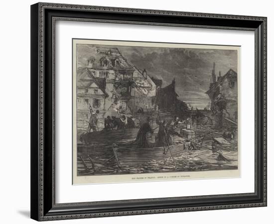 The Floods in France, Scene in a Suburb of Toulouse-null-Framed Giclee Print