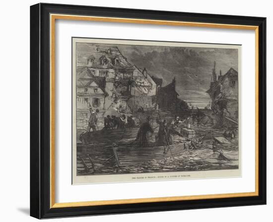 The Floods in France, Scene in a Suburb of Toulouse-null-Framed Giclee Print