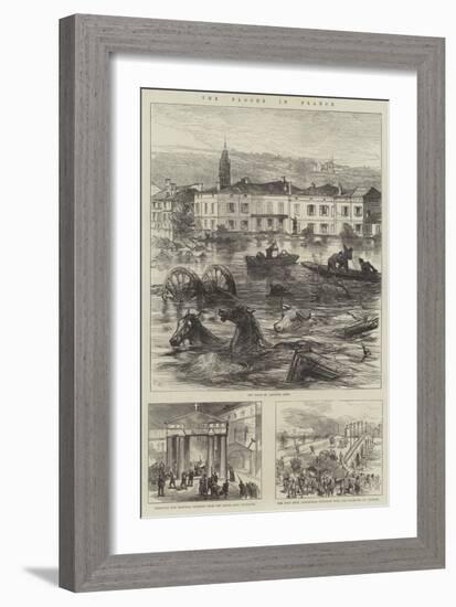 The Floods in France-null-Framed Giclee Print