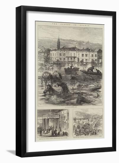 The Floods in France-null-Framed Giclee Print