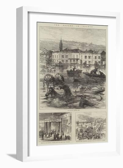 The Floods in France-null-Framed Giclee Print