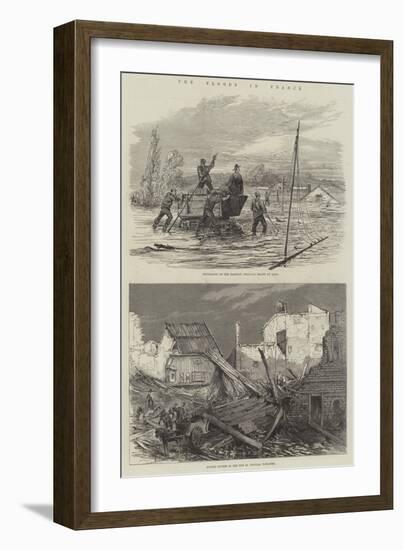 The Floods in France-null-Framed Giclee Print