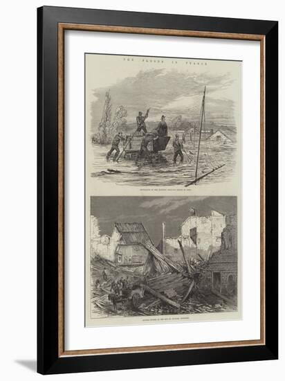 The Floods in France-null-Framed Giclee Print