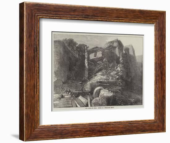 The Floods in India, Ruins of a Mirzapore Ghaut-null-Framed Giclee Print