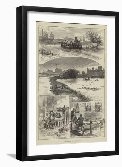 The Floods in the East Midlands-null-Framed Giclee Print