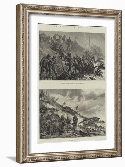 The Floods in the Tyrol-Johann Nepomuk Schonberg-Framed Giclee Print