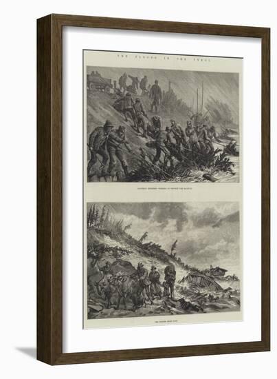 The Floods in the Tyrol-Johann Nepomuk Schonberg-Framed Giclee Print