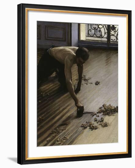 The Floor Planers, c.1875-Gustave Caillebotte-Framed Giclee Print