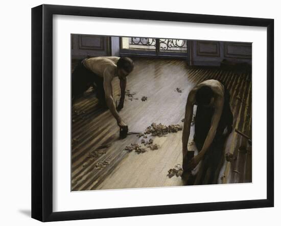 The Floor Planers, c.1875-Gustave Caillebotte-Framed Giclee Print