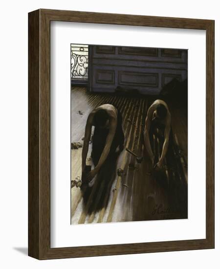 The Floor Planers, c.1875-Gustave Caillebotte-Framed Giclee Print