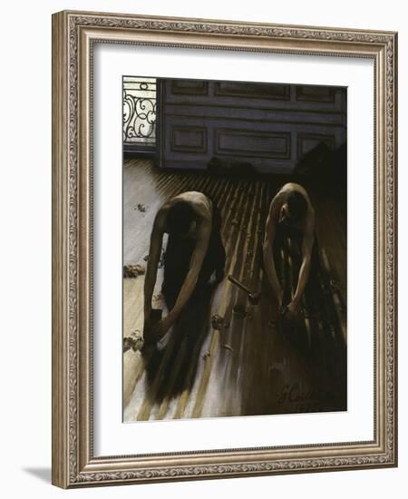 The Floor Planers, c.1875-Gustave Caillebotte-Framed Giclee Print