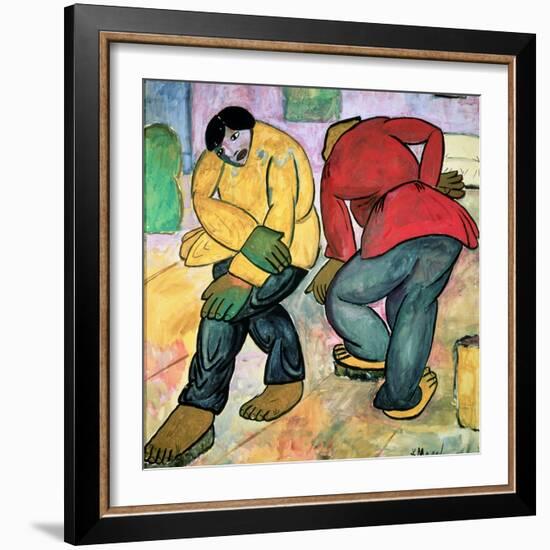 The Floor Polishers, 1911-Kasimir Malevich-Framed Giclee Print