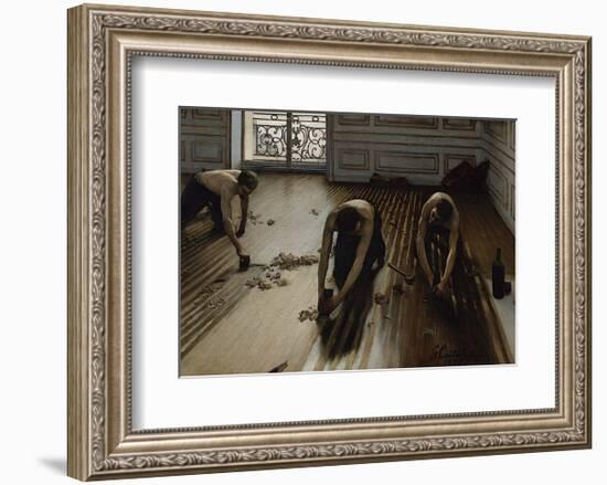 The Floor Scrapers, c.1875-Gustave Caillebotte-Framed Art Print