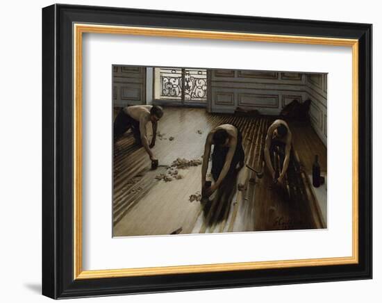 The Floor Scrapers, c.1875-Gustave Caillebotte-Framed Art Print