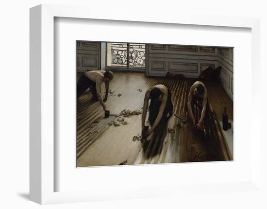 The Floor Scrapers, c.1875-Gustave Caillebotte-Framed Art Print