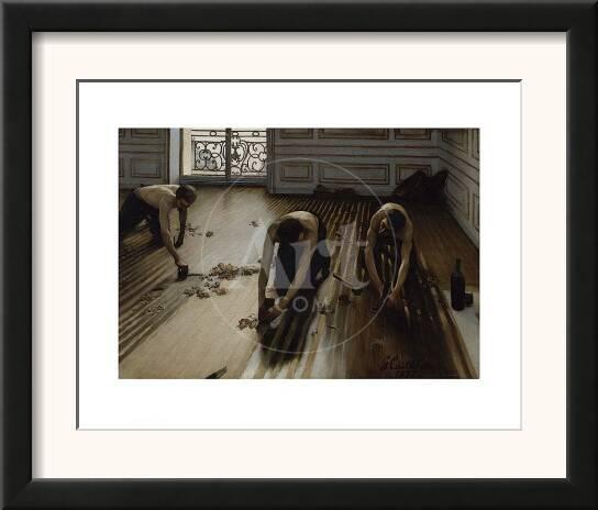 The Floor Scrapers C 1875 Framed Art Print By Gustave Caillebotte Art Com