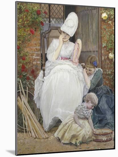 The Florist's Family (detail)-Edward Killingworth Johnson-Mounted Giclee Print