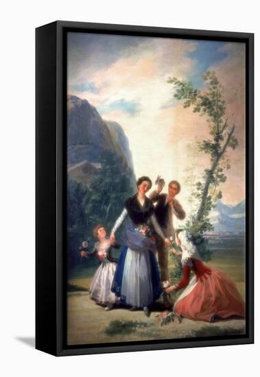 The Florists or Spring, 1786-Francisco de Goya-Framed Premier Image Canvas