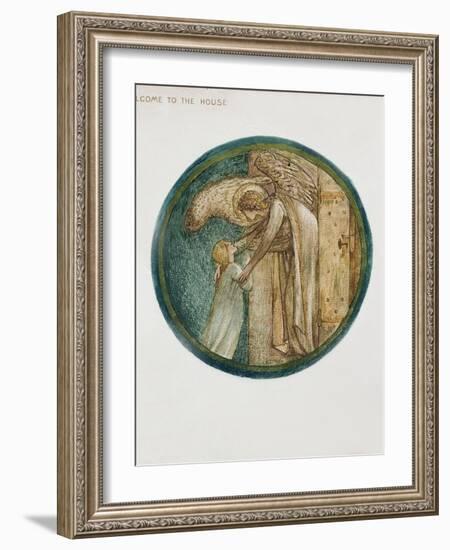 The Flower Book: XXXI. Welcome to the House, 1905-Edward Burne-Jones-Framed Giclee Print