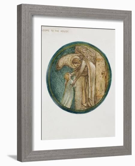 The Flower Book: XXXI. Welcome to the House, 1905-Edward Burne-Jones-Framed Giclee Print