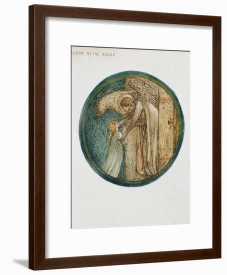 The Flower Book: XXXI. Welcome to the House, 1905-Edward Burne-Jones-Framed Giclee Print