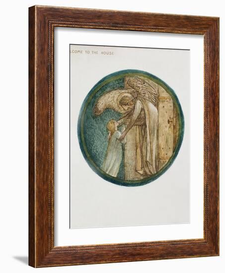 The Flower Book: XXXI. Welcome to the House, 1905-Edward Burne-Jones-Framed Giclee Print