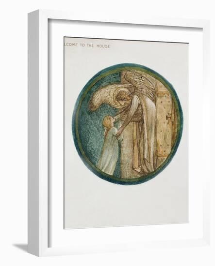 The Flower Book: XXXI. Welcome to the House, 1905-Edward Burne-Jones-Framed Giclee Print