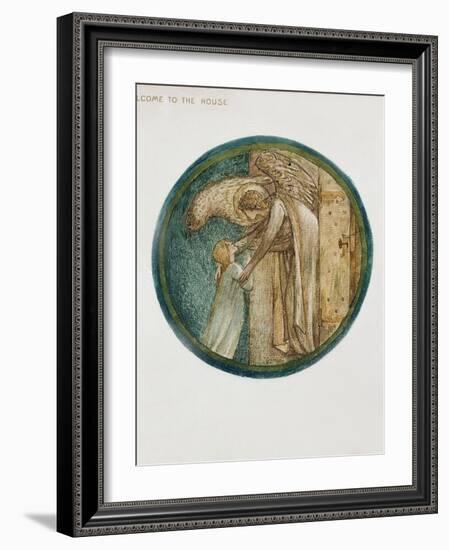 The Flower Book: XXXI. Welcome to the House, 1905-Edward Burne-Jones-Framed Giclee Print