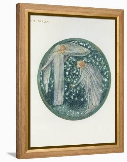 The Flower Book: XXXIV. White Garden, 1905-Edward Burne-Jones-Framed Premier Image Canvas